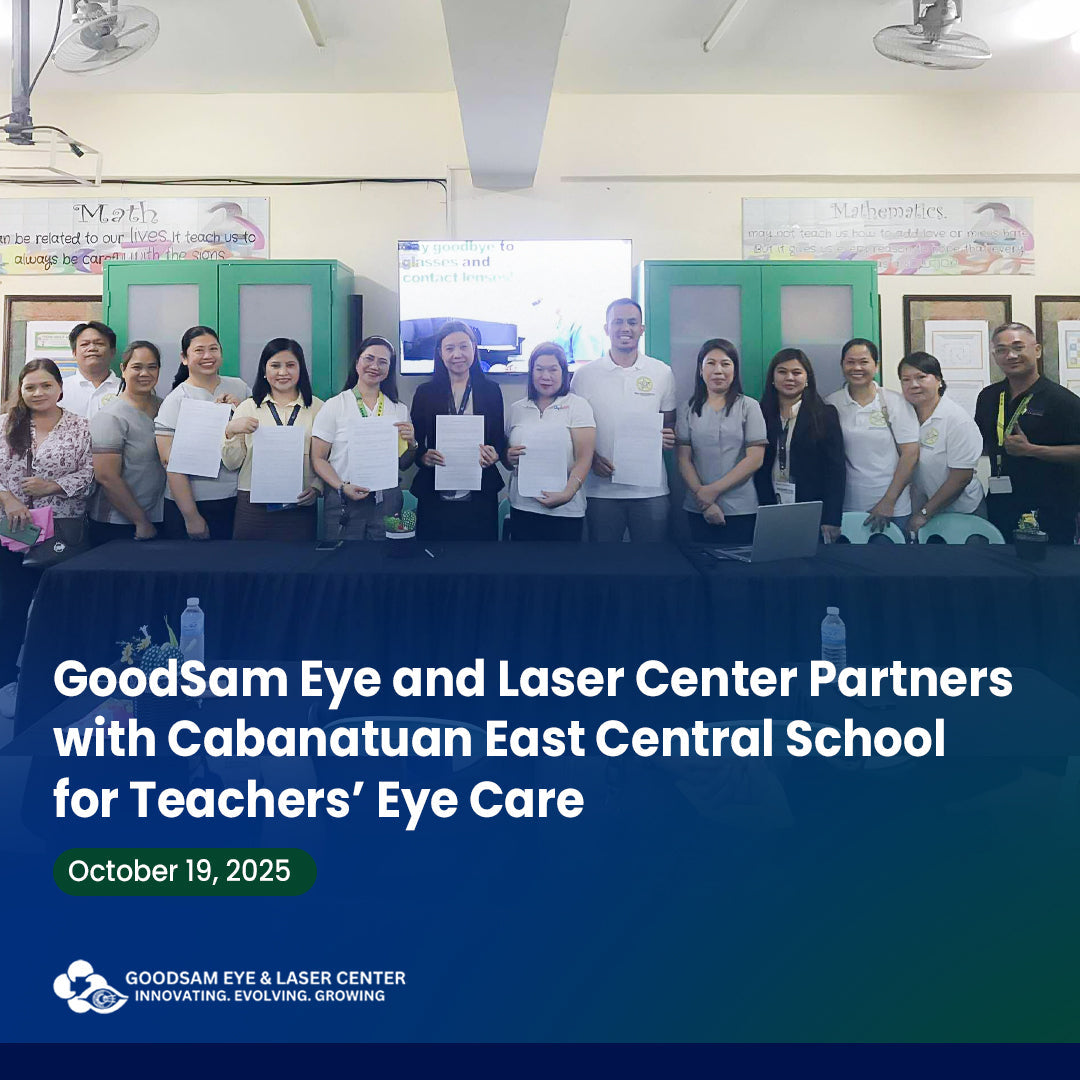 Goodsam Eye and Laser Center Partners with Cabanatuan East Central School for Teachers’ Eye Care